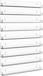 Nail Polish Shelf Wall 15 Inch Acrylic Clear Rack Sunglass Organizer Multi-Purpose Floating Shelves for Beauty Salons Retailer Dressing Room (9 PCs)