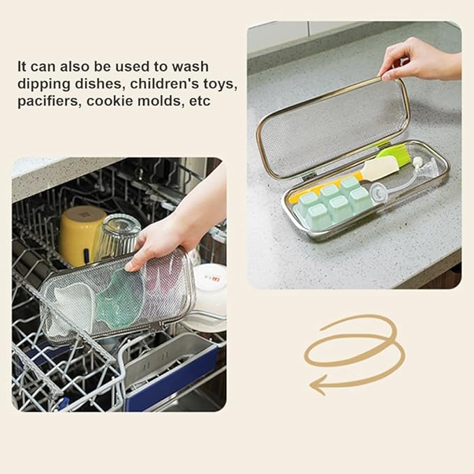Stainless Steel Utensil Basket For Kitchen Dishwasher Safe Drying Rack For Spoons And Chopsticks Cutlery Holder