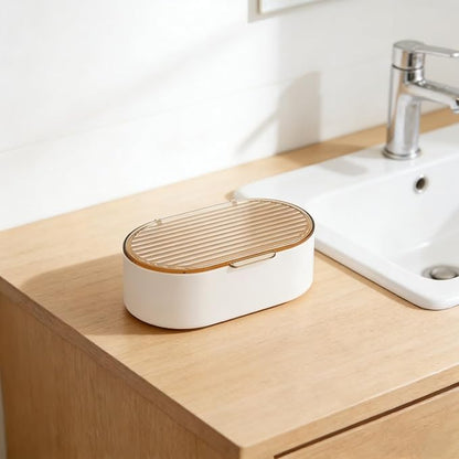 Soap Holder for Bathroom, Shower Soap Dish with Drainage Layer, Portable Soap Box for Bathroom, Bar soap Case for Travel, Gym, School, Camping