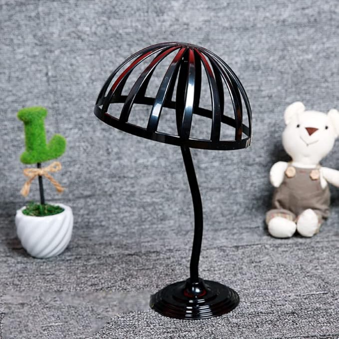 A Freestanding Wigs Hat Cap Storage Display Holder Rack Dryer Stand Organizer Mannequin for Head Model