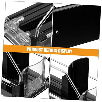 Refrigerator Soda Organizer 2pcs Automatic Pusher Can Dispenser Stackable Can Organizer for Fridge