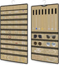 Hanging Jewelry Organizer 1 pack, Double-Sided,Multi-pocket-48 Pockets + 8 hook for Earrings/Necklaces/Rings/Bracelets, Sturdy Hooks fits Closet/Wall/Door, Gift for Women