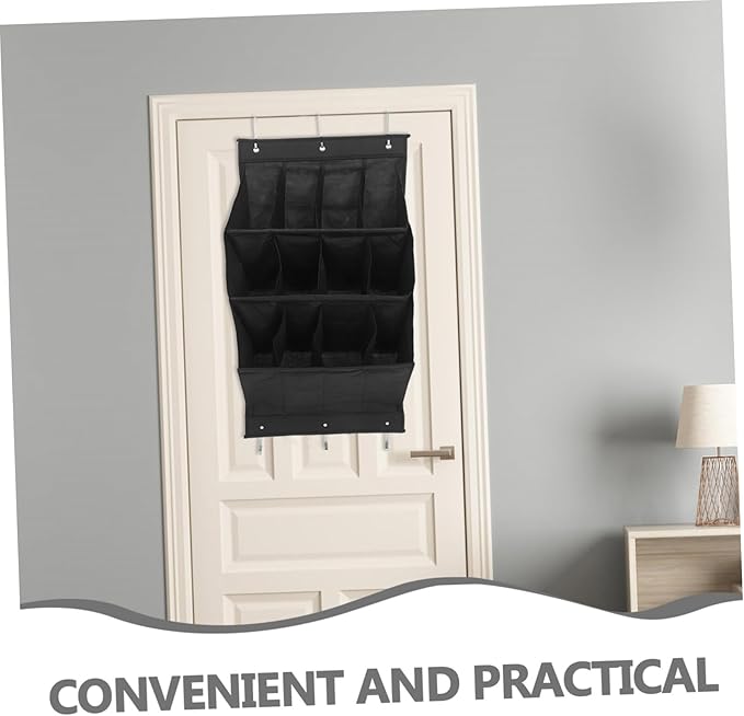 Zerodeko Over the Door Shoe Organizer Wall Mounted Shoe Rack for Compact Spaces Storage for Narrow Doors Closets for Apartments