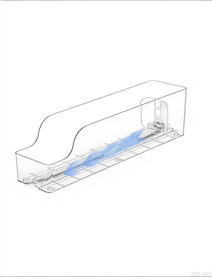 Drink Organizer for Fridge Fridge Automatic Can Dispenser Drink Organizer Space Saving Kitchen Storage(1 Pcs,7.5 x 32 cm)