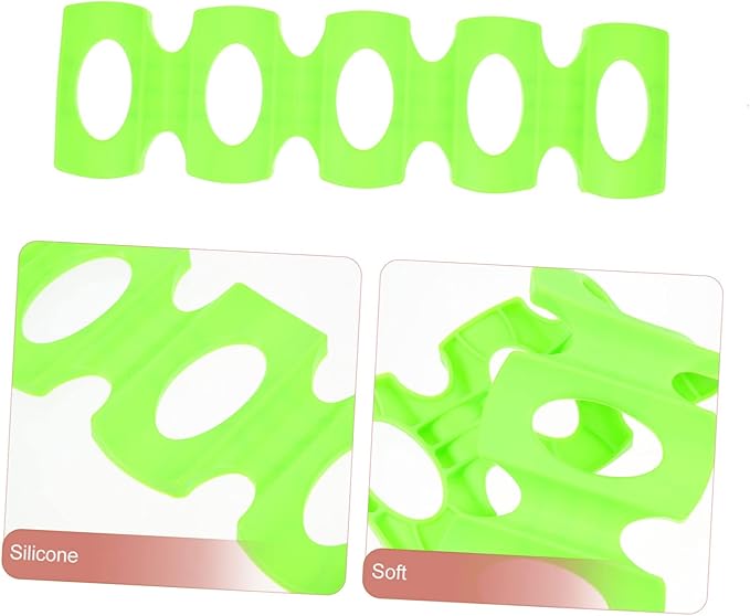 Amosfun 2pcs Refrigerator Beer Holder Mat Silicone Beverage Organizer for Fridge - Can Dispenser for Cans and Bottles Temperature Resistance Fits Soda Beer and More