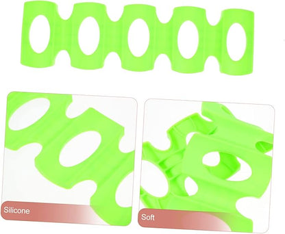 Amosfun 2pcs Refrigerator Beer Holder Mat Silicone Beverage Organizer for Fridge - Can Dispenser for Cans and Bottles Temperature Resistance Fits Soda Beer and More