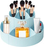 DASITON 360° Rotating Makeup Brush Holder Organizer,Large Capacity Makeup Organizer Countertop,11 Slots Makeup Brush Holder,Cosmetic Organizer,Cosmetic Display Cases for Vanity,Desktop,Bathroom(Blue)