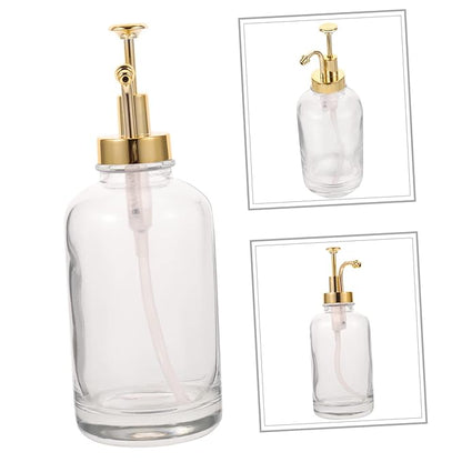 Didiseaon Glass Lotion Bottle Pump Syrup Dispenser for Bar Maple Syrup Soap Sugar Honey