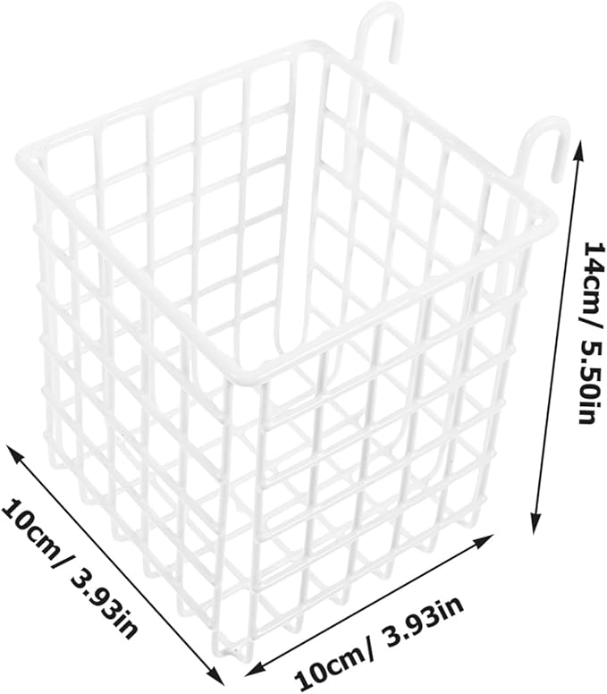 3pcs Hanging Wire Basket Organizer Space Saving Storage Basket for Kitchen Bathroom Craft Over the Door Cabinet Door Use Capacity Portable Design