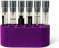 Perfume Sample Organizer for Bathroom or Vanity – Ideal Makeup and Skincare Storage, Desk and Bathroom Counter Organizer, Gift for Her (8mL Purple - Fits Subscription Sized Vials)