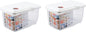 JapanBargain, Japanese Rice and Pet Food Storage Container, Ideal for Dry Food, Dog Food, and Cat Food, 11 lbs, 2-Pack