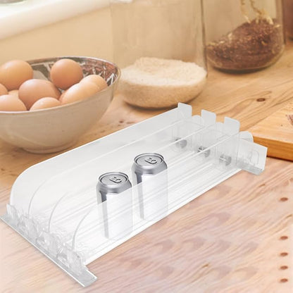 HEMOTON 3pcs Shelf Pusher Snack Tray Cosmetic Tray Tool Trays Drink Dispenser for Fridge Slide Out Kitchen Cabinet Drink Replenishment Pusher Beverage Shelf Glide Shop Drink Pusher Machine