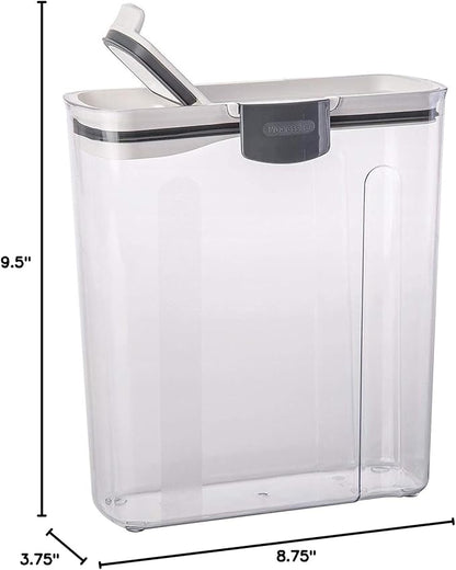 ProKeeper Cereal Keeper, 3-Quart, Airtight Seal, BPA-Free Plastic Storage Container (Pack of 2)