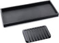 Bloss Vanity Tray with Soap Dish - 11.8x5.1inch BathroomTrays, Silicone Vanity Tray, Marble Countertop Trays, Toilet Tank Tray, Kitchen Counter Trays