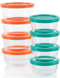 Pyrex Simply Store (8-Pack) Small Glass Food Storage Containers Set, (1 & 2 Cup) Meal Prep Containers With Plastic BPA-Free Lids, Dishwasher & Microwave Safe