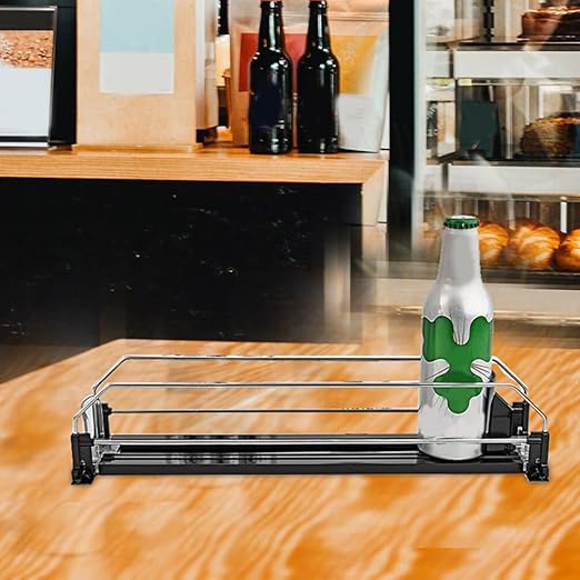 2pcs Automatic Pusher Soda Dispenser Refrigerator Drink Organizer for Cans Smooth Finish Easy to Install Suitable for Soda and Beer Compact Design for Fridge and Pantry