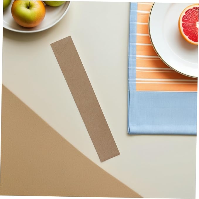 Angoily 200Pcs Disposable Kraft Paper Chopsticks Bags for Utensil Storage Portable Cutlery Holders for Bbq Picnic Travel Home Kitchen and Restaurant Use
