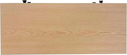 Modern Shoe Cabinet with 2 Flip Doors and 1 Storage Drawer Free-Standing Wooden Shoe Rack Shoe Storage Organizer for Entryway Hallway Small Space(White&Natural)