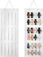 Hanging Hair Clip Holder, Claw Clip Organizer for Women Beige Claw Clips Holder Portable Hairbow Organizersfor Hanging Bedroom Bathroom Wall Door Closet