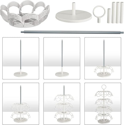 Coffee Pod Carousel Holder,Compatible with K-Cups Organizer Compatible with 36 Cup Pods,Spins 360-Degrees