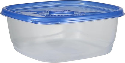 Glad GladWare XL Square Food Storage Containers with Lock Tight Lids, BPA-Free Family Size Plastic Containers for Leftovers, Meal Prep, and Freezer Storage, Dishwasher Safe, 104 Oz, 3 Count - 3 Pack