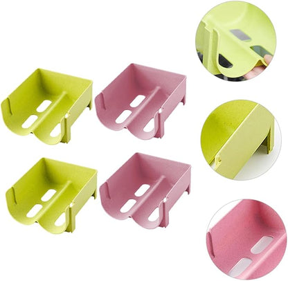 PRETYZOOM 4pcs Stackable Drink Can Rack Multi Refrigerator Organizer for Beverages for Home Kitchen Pantry Bar Storage