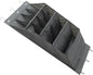 over the Door Hanging Storage Bag, Multi-Compartment Organizer with 11 Pockets, Grey Fabric Household Storage Pouch for Dormitory and Home Door Back Organization