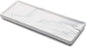 9.2" Porcelain Small Bathroom Tray, Ceramic Countertop and Vanity Tray for Cosmetics, Perfume, Jewelry, Candle - Kitchen Soap Tray for Kitchen Counter (Gray)