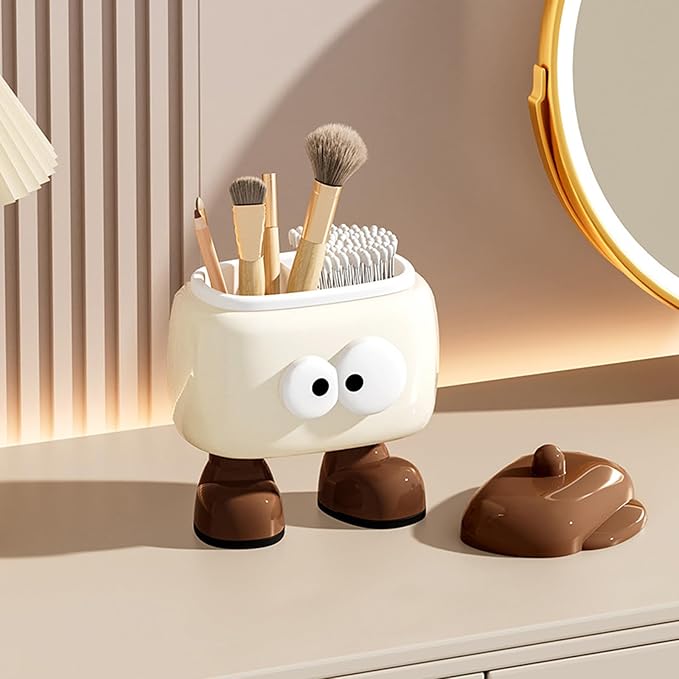 Qtip Holder, Qtips Holder Bathroom Container, Canister Apothecary Jar Set, Bathroom Jars with Lids Set for Cotton Swabs, Balls, Pads, Floss Picks, Qtip Holder for Room Decor Aesthetic