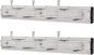 Rev-A-Shelf 12" Pull Out Closet Rack for Belts, Ties and Scarves, Accessories Storage Hanger with Mounting Hardware, Chrome, BRC-12CR (2 Pack)