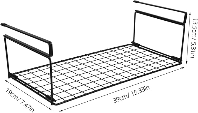 Zerodeko 2Pcs Hanging Shoe Rack Space Saving Shoe Organizer for Closet Design Efficient Storage Stylish Slipper Holder for Entryway Black
