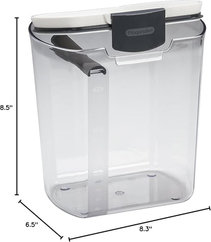 ProKeeper Flour Storage Container, 4-Quart, BPA-Free Plastic, Dishwasher Safe