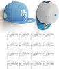 Adhesive Hat Hooks for Wall, Baseball Caps Strong Holdr, Ball Cap Hanger Wall Mount, Hat Display Rack, Hat Organizer Accessories, Clear 16-Pack