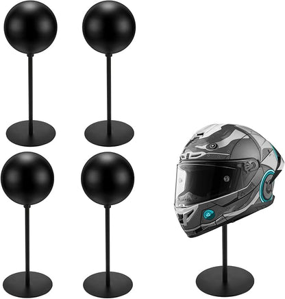 motofans® Helmet Stand Metal, Rotation Metal Stand Desktop Hanger Rack Helmet Stand Display for Motocycle Helmet, Caps,Hat, and Rugby Helmet