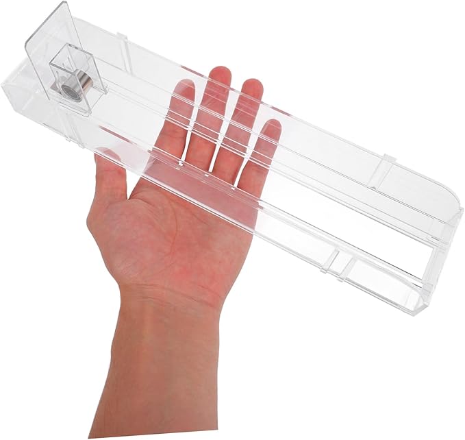 PRETYZOOM Fridge Organizer for Drinks Dual-sided Automatic Display Holder for Retail Efficient Soda Can Dispenser for Pantry and Refrigerator Compact Beverage Showcase for Enhanced