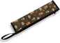 COEQINE Reusable Flatware Pouch Tableware Carrying Case Chopsticks Holder Knife Fork Spoon Straw Storage Case for School Work Outdoor Camping BBQ, Coffee Brown