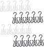 20pcs Shoe Hanger Rack Plastic Shoe Holders White Hanging Organizer Over Door Rack Storage Hooks