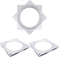 3PCS 6 Inch Lazy Susan for Table Top, Steel Ball Bearing Square Rotating Tray Hardware, Metal Lazy Susan Turntable Swivel Plate for Bar Stool Chair, Serving Trays, Storage Racks