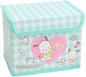 Kawaii Caretoon Fodable Stoage BIn, Cute Anime Collapsible Organizer basket Makeup Holder Office Desk Room Storage Bin (White Puppy)