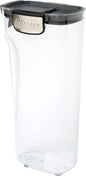ProKeeper+ by Progressive International Clear Plastic Airtight Food Baker's Kitchen Storage Organization Container Canister Set with Magnetic Accessories (Pasta 2.4-Quart)