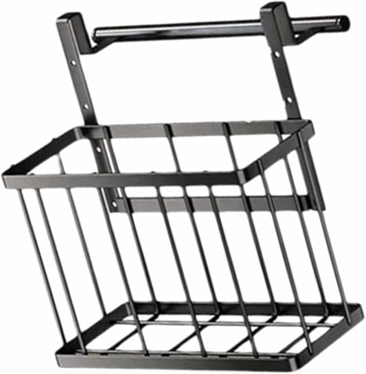 Over The Cabinet Door Organiser Storage Basket with Adjustable Heights for Kitchen and Bathroom Home Organization Tool