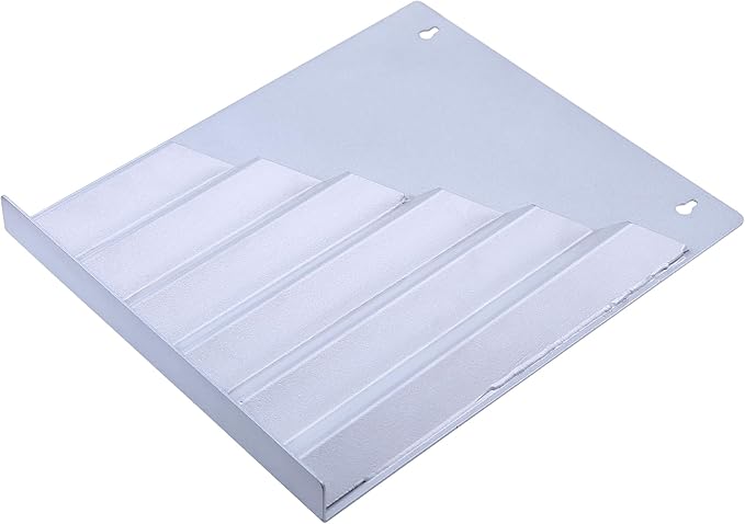 Zip Tie Organizer with 6 Pockets,Cable Tie Holder Aluminum Cable Tie Organizer Storage for Workshop Garage, Cable Tie Storage Holder for Electrical Wire Ties Cable Tie Holder (Silver)