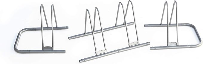 Sparehand 4 Bike Parking and Organization Solution - Freestanding Bike Stand for Parking Storage - Outdoor and Indoor Bike Rack