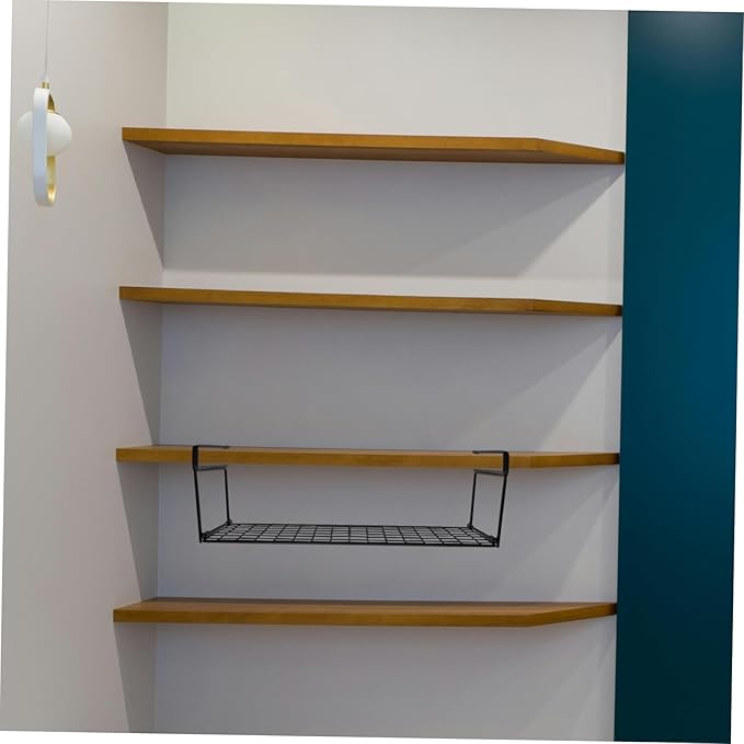 Zerodeko 2Pcs Hanging Shoe Rack Space Saving Shoe Organizer for Closet Design Efficient Storage Stylish Slipper Holder for Entryway Black