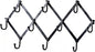 Kings County Tools Accordion Wall Hanger - Forged Iron Hat Rack with 10 Hooks for Hats, Coats, and Bags - Expandable Coat Rack - Wall Organizer for Bedroom, Entryway, or Mudroom (Black)
