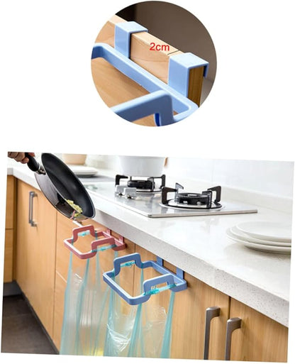Garneck Kitchen Cabinet Hanging Bag Garbage Rack Removable Bracket Trash Can Holder