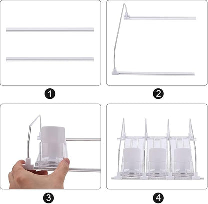 Drink Dispenser for Fridge, Self Pushing Soda Can Organizer for Refrigerator, Soda Can Organizer Canned Food Bin Stackable Soda Dispenser, Large Capacity Kitchen Can Bottle Organizer(31cm 3PCS)