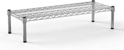14" Deep x 36" Wide x 8" Height 1-Tier Wire Shelving Kit | NSF Commercial Storage Rack Unit