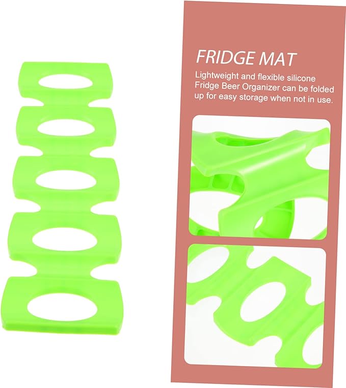 MERRYHAPY Refrigerator Wine Rack Beer Holder Fridge Can Storage Drink Dispenser Mat