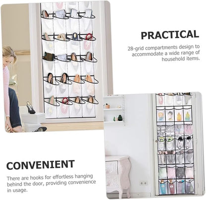 1set Compartment Over Door Hanging Organizer Bag for Shoes Accessories and Household Items Versatile Wall Hanging for Home Office and Hotel Use Stylish and Functional Design